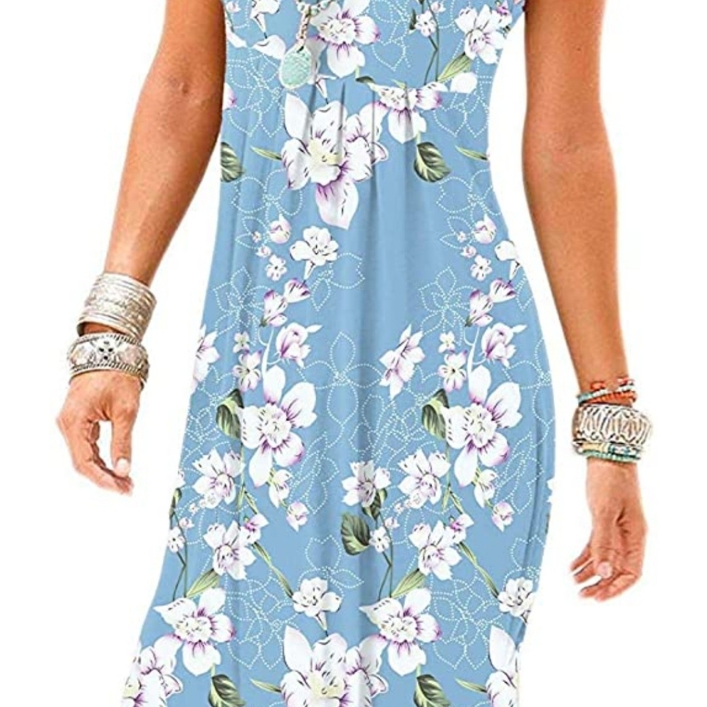 Blue dress